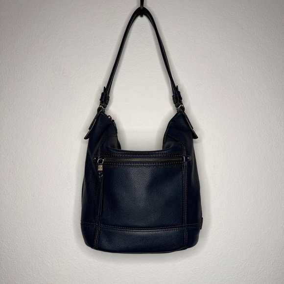The Sak Sequoia Indigo Leather Shoulder Bag OS - Picture 2 of 13